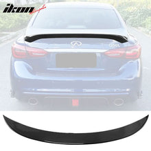 Load image into Gallery viewer, 2014-2023 Infiniti Q50 AS Style Rear Trunk Spoiler Wing ABS