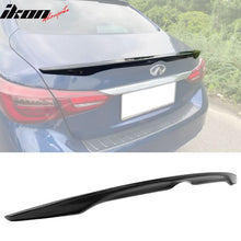 Load image into Gallery viewer, 2014-2024 Infiniti Q50 OEM Style Gloss Black Rear Spoiler Wing ABS