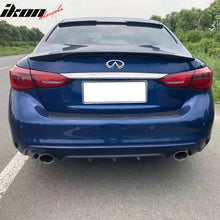 Load image into Gallery viewer, 2014-2024 Infiniti Q50 OEM Style Gloss Black Rear Spoiler Wing ABS