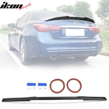 Load image into Gallery viewer, 2014-2024 Infiniti Q50 Lip Duckbill Spoiler Wing ABS