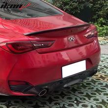 Load image into Gallery viewer, 2017-2022 Infiniti Q60 X Style High Kick Rear Trunk Spoiler Wing ABS