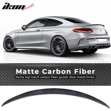 Load image into Gallery viewer, 2017-2022 Benz W205 C Class Coupe AMG Style Trunk Spoiler Carbon Fiber