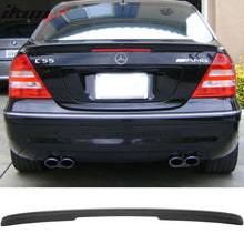 Load image into Gallery viewer, 2001-2007 Benz C-Class W203 AMG Style Matte Black Rear Spoiler Wing
