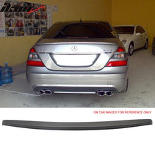 Load image into Gallery viewer, 2007-2013 Benz W221 S-Class AMG Style Matte Black Rear Spoiler Wing