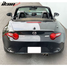 Load image into Gallery viewer, 2016-2025 Mazda MX-5 &amp; MX-5 Miata Unpainted Rear Trunk Spoiler Lip FRP