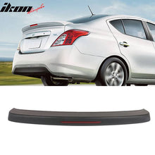 Load image into Gallery viewer, 2012-2019 Nissan Versa 4 Door Matte Black Rear Spoiler Wing ABS