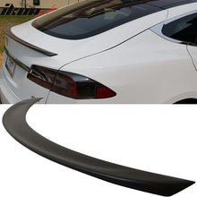 Load image into Gallery viewer, 2012-2025 Tesla S Sedan 4-Door Unpainted Black Rear Spoiler Wing ABS