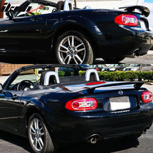 Load image into Gallery viewer, 2006-2015 Mazda Miata IKON Type A Matte Black Rear Spoiler Wing ABS