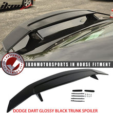Load image into Gallery viewer, 2013-2016 Dodge Dart 2 Post Glossy Black Rear Trunk Spoiler ABS