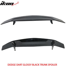 Load image into Gallery viewer, 2013-2016 Dodge Dart 2 Post Glossy Black Rear Trunk Spoiler ABS