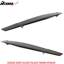 Load image into Gallery viewer, 2013-2016 Dodge Dart Glossy Black Rear Trunk Spoiler 2 Post ABS Sedan