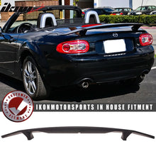 Load image into Gallery viewer, 2006-2015 Mazda Miata IKON Type A Matte Black Rear Spoiler Wing ABS
