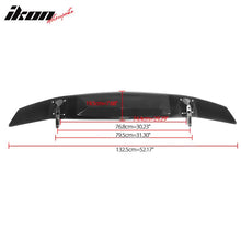 Load image into Gallery viewer, Universal Fitment 2 Post Matte Black Rear Spoiler Wing Lip Wing ABS