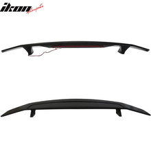 Load image into Gallery viewer, Universal Rear Spoiler Wing With 3rd Brake Light Ikon Style Trunk Wing