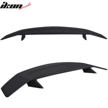 Load image into Gallery viewer, Universal Fit IKON Style Matte Black Rear Spoiler Wing ABS