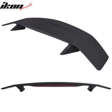 Load image into Gallery viewer, Universal Rear Spoiler Wing With 3rd Brake Light Ikon Style Trunk Wing