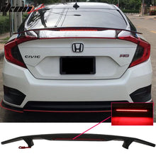 Load image into Gallery viewer, Universal Fit IKON Style Matte Black Rear Spoiler Wing ABS