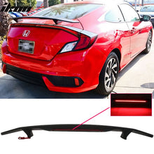 Load image into Gallery viewer, 2016-2020 Honda Civic Coupe IKON Style Matte Black Rear Spoiler Wing