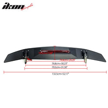 Load image into Gallery viewer, Universal Fit IKON Style Matte Black Rear Spoiler Wing ABS