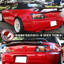 Load image into Gallery viewer, Universal Fitment Black Rear Trunk Spoiler Wing Lip Carbon Fiber CF