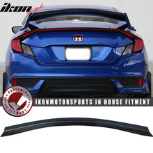 Load image into Gallery viewer, 2016-2021 Honda Civic Smoke Top Gurney Flap Trunk Spoiler Acrylic
