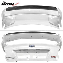 Load image into Gallery viewer, 2008-2014 WRX STi Carbon Fiber Top Gurney Flap Add-On Trunk Spoiler
