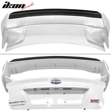Load image into Gallery viewer, 2015-2021 Subaru WRX STI Matte Black Top Gurney Flap Trunk Spoiler FRP