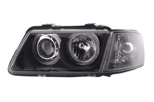 Load image into Gallery viewer, Audi A3 (8L) Black Angel Eye Headlights (1996-2000)