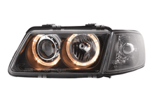 Load image into Gallery viewer, Audi A3 (8L) Black Angel Eye Headlights (1996-2000)