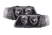 Load image into Gallery viewer, Audi A3 (8L) Black Angel Eye Headlights (1996-2000)