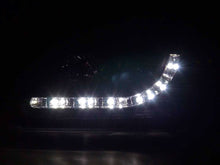 Load image into Gallery viewer, Audi A3 (8L) Black LED Headlights with Daytime Running Lights  (1996-2000)