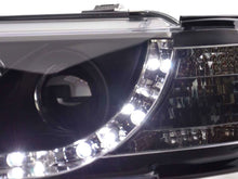 Load image into Gallery viewer, Audi A3 (8L) Black LED Headlights with Daytime Running Lights  (1996-2000)