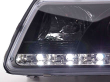 Load image into Gallery viewer, Audi A3 (8L) Black LED Headlights with Daytime Running Lights  (1996-2000)
