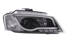 Load image into Gallery viewer, Audi A3 (8P 8PA) Black LED Headlights with Daytime Running Lights (2008-2012)