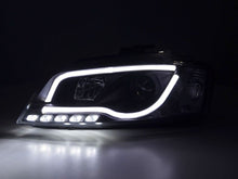 Load image into Gallery viewer, Audi A3 (8P 8PA) Black LED Headlights with Daytime Running Lights (2008-2012)