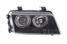 Load image into Gallery viewer, Audi A4 (B5 8D) Black Angel Eye Headlights (1995-1999)