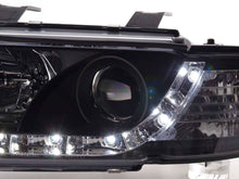 Load image into Gallery viewer, Audi A4 (B5 8D) Black LED Headlights with Daytime Running Lights (1995-1999)