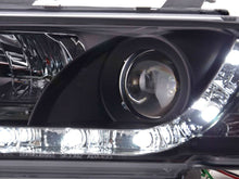 Load image into Gallery viewer, Audi A4 (B5 8D) Black LED Headlights with Daytime Running Lights (1999-2001) - With R87 approval