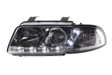 Load image into Gallery viewer, Audi A4 (B5 8D) Chrome LED Headlights with Daytime Running Lights (1995-1999)