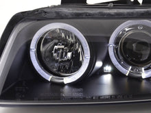 Load image into Gallery viewer, Audi A4 (B6 8E) Black Angel Eyes Headlight Set (2001-2004)