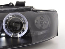 Load image into Gallery viewer, Audi A4 (B6 8E) Black Angel Eyes Headlight Set (2001-2004)