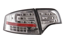 Load image into Gallery viewer, Audi A4 (B7/8E) Sedan Chrome Clear LED Taillights Set (2004-2007)