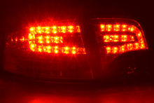 Load image into Gallery viewer, Audi A4 (B7/8E) Sedan Chrome Clear LED Taillights Set (2004-2007)