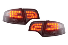 Load image into Gallery viewer, Audi A4 (B7/8E) Sedan Chrome Smoke LED Taillights Set (2004-2007)