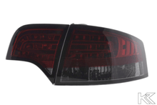 Load image into Gallery viewer, Audi A4 (B7/8E) Sedan Red Smoke LED Taillights Set (2004-2007)