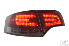 Load image into Gallery viewer, Audi A4 (B7/8E) Sedan Red Smoke LED Taillights Set w/ LED Indicators (2004-2007)