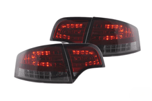 Load image into Gallery viewer, Audi A4 (B7/8E) Sedan Red Smoke LED Taillights Set w/ LED Indicators (2004-2007)