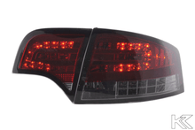 Load image into Gallery viewer, Audi A4 (B7/8E) Sedan Red Smoke LED Taillights Set w/ LED Indicators (2004-2007)