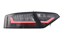 Load image into Gallery viewer, Audi A5 (B8 - 8T) Coupe Black Clear LED Bar Taillights (2007-2011)- For Halogen Models