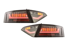 Load image into Gallery viewer, Audi A5 (B8 - 8T) Coupe Black Clear LED Bar Taillights (2007-2011)- For Halogen Models